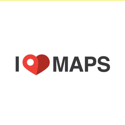 I love maps - logo